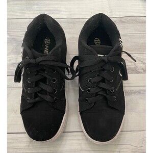 Black Heelys Boy Girl Skate Shoes, Size Youth 3